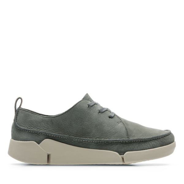 Clarks Womens Tri Clara Trainers Khaki | CA-1605239